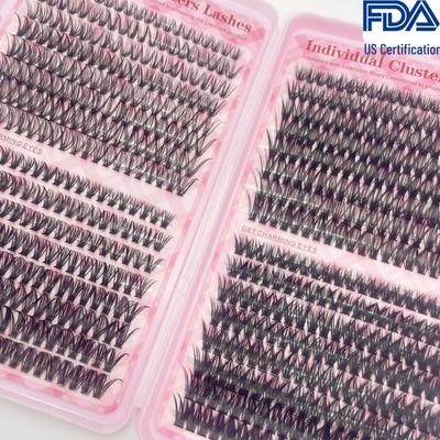 European & American DIY Mixed False Eyelashes - Natural, Dense, Large Capacity Hot Melt Cluster Eyelash Book