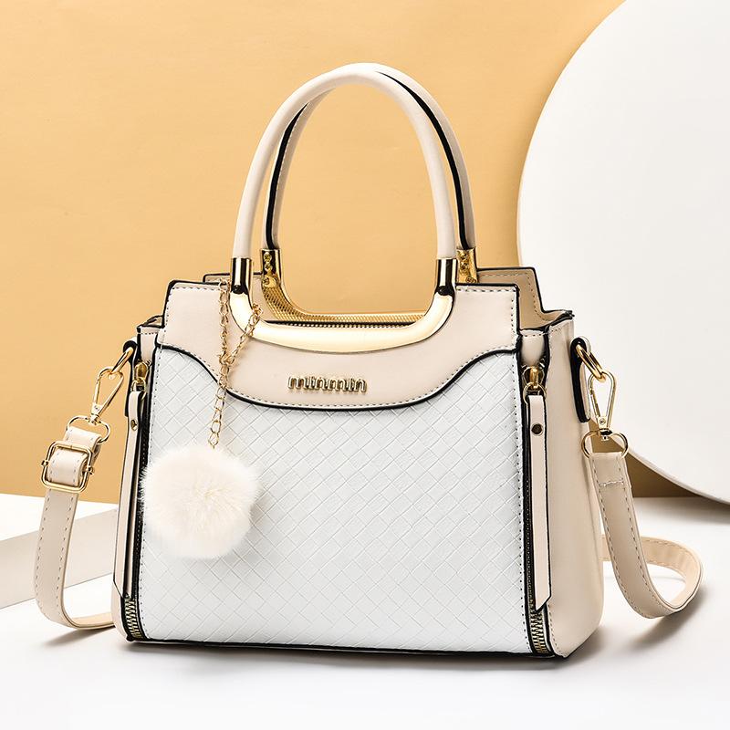 New Plaid Style Handbag Large Capacity Women's Bag Fashionable and Simple Single Shoulder Crossbody Bag Women Shopper Bags