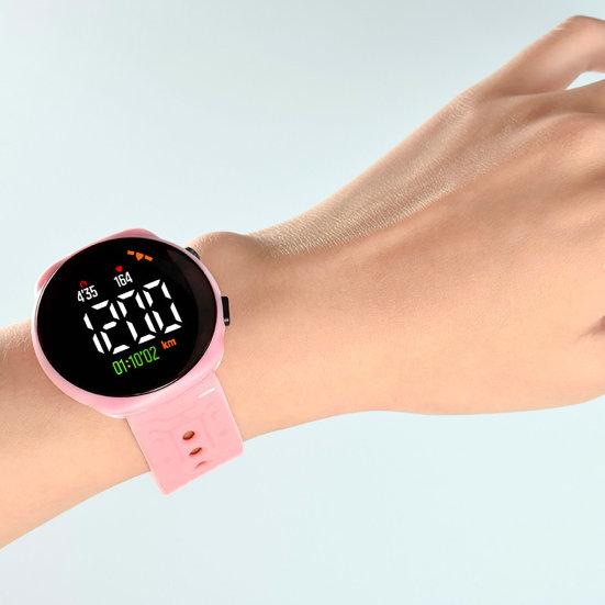 Yousheng Digital Watch 30m Waterproof Fashion Accessories LED Large Screen Luminous Sports LED Electronic Watch for Daily Wear