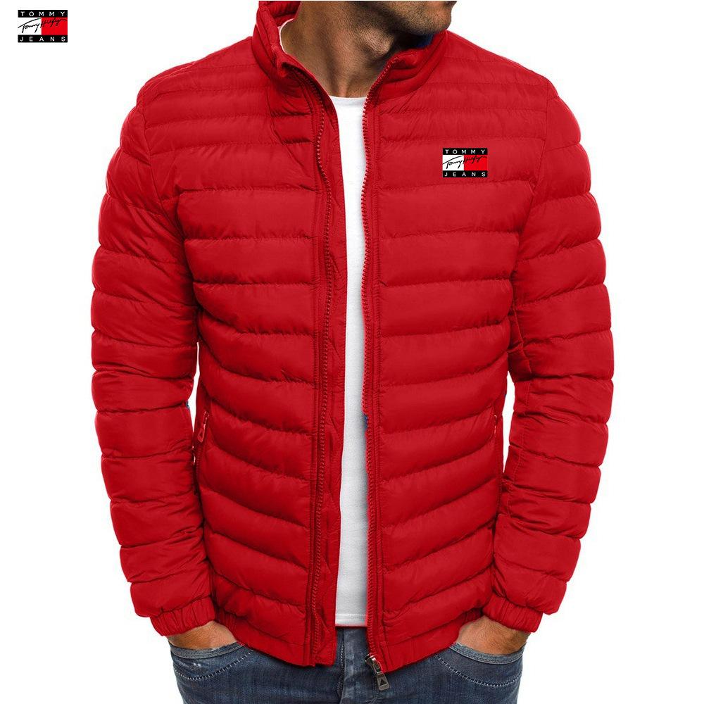 Winterjacke für Herren aus Baumwolle mit Stehkragen – dick, warm und lässig für Outdoor-Sportarten