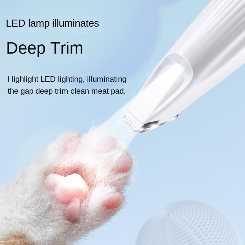 Elektrischer Haarschneider für Hunde und Katzen, Ohren, Augen, Pfoten, Haarschneider, USB-Aufladung, Haustierpflegezubehör
