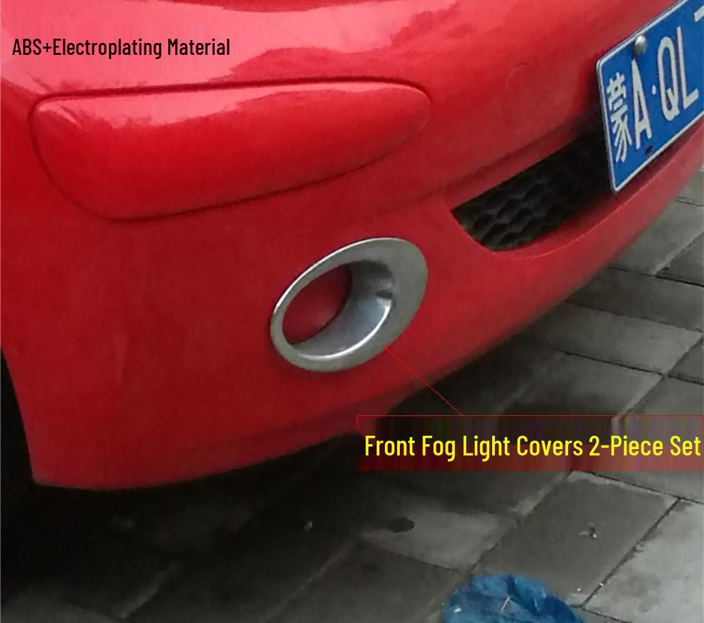 BYD F0 Rear Taillight Cover, Headlight Frame, Fuel Tank Cap, Front Fog Light Cover, and Decorative Frame Modifications.