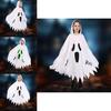 Children Ghost Skeleton Cape With Night Glow For Theater And Cosplay
