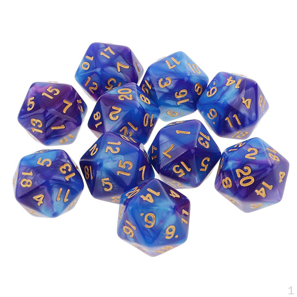 Polyhedral D20 20-Sided for DND RPG