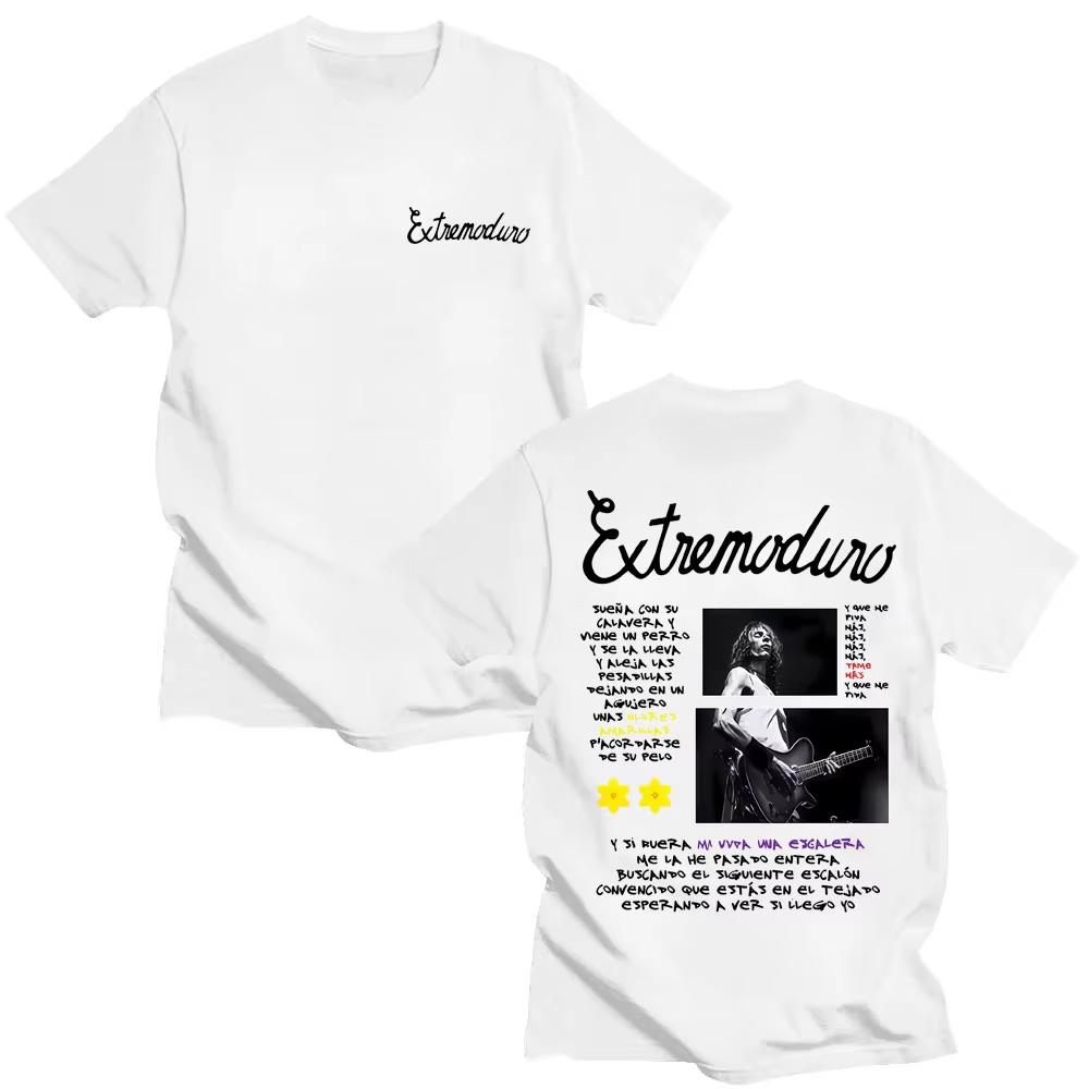Rock Band Extremoduro Tour 2026 Tshirts Men Women Fashion Vintage Oversized T Shirts Male Casual Cotton New T Shirts Streetwear