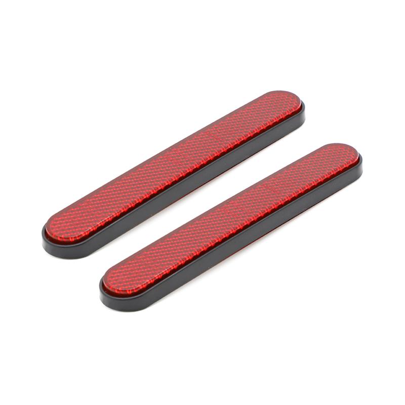 2pcs Motorcycle modification accessories luminous stickers reflective strips decorative side reflector reflectors