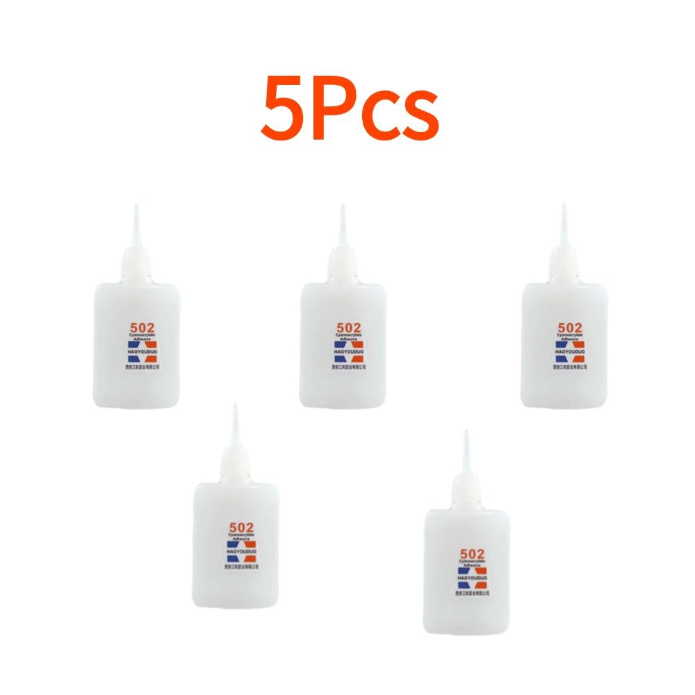 

1/3/5 шт. 40 мл Суперклей 502 Мгновенно сохнущий Цианоакрилатный Сильный Клей Канцелярские Товары Быстрое Склеивание Кожа Стекло Металл Быстрый Клей