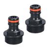2Pcs Garden Hose Quick Connection Fittings Plastic Water Hose Connectors 1/2inch 3/4inch Sprays Nozzle Faucet Adapter