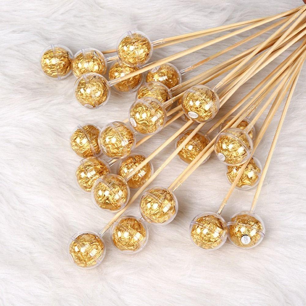 100pcs Plastic Chocolate Flower Plate Box Transparent Chocolate Ball Holder  Engagement Party