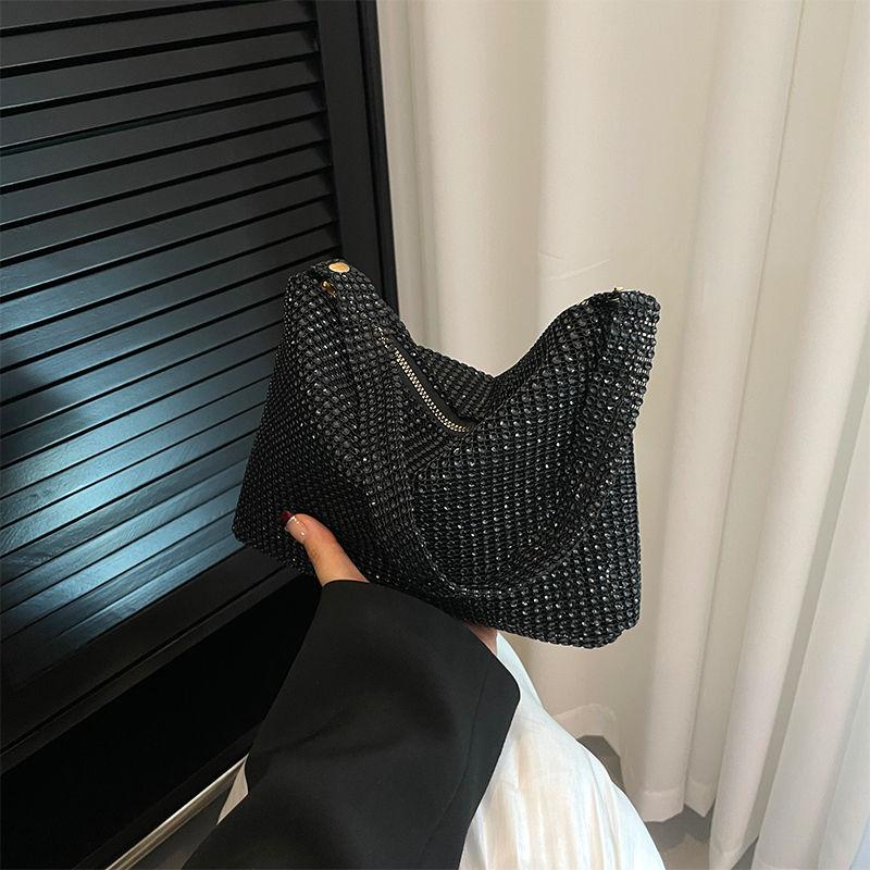 

Сверкающая сумка ручной работы, инкрустированная бриллиантами, пайетки, полные бриллиантов, сумка для пельменей, искусственные стразы, модная женская сумка высокого класса