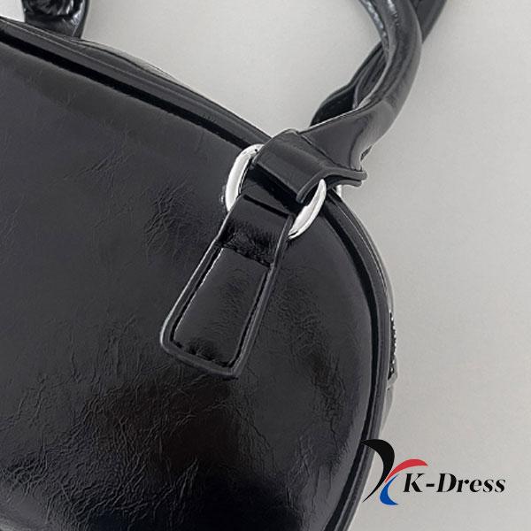 Enamel Mini Strap Tote Bag Leather Crossbody