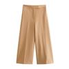 Women Fashion Two Piece Set Pink Tank Tops & Straight Leg Pants Vintage V-Neck Single Breasted Female Chic Pants Suit