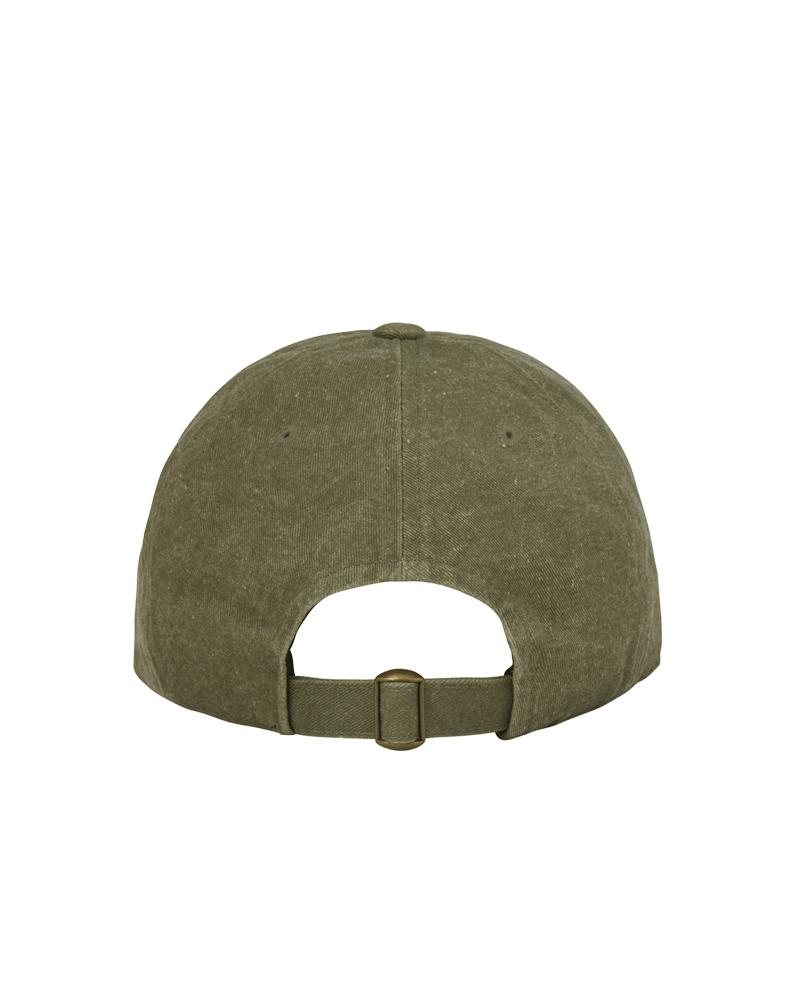 HUMAN N CAT Cat Human Love Pigment Ball Cap [Khaki]