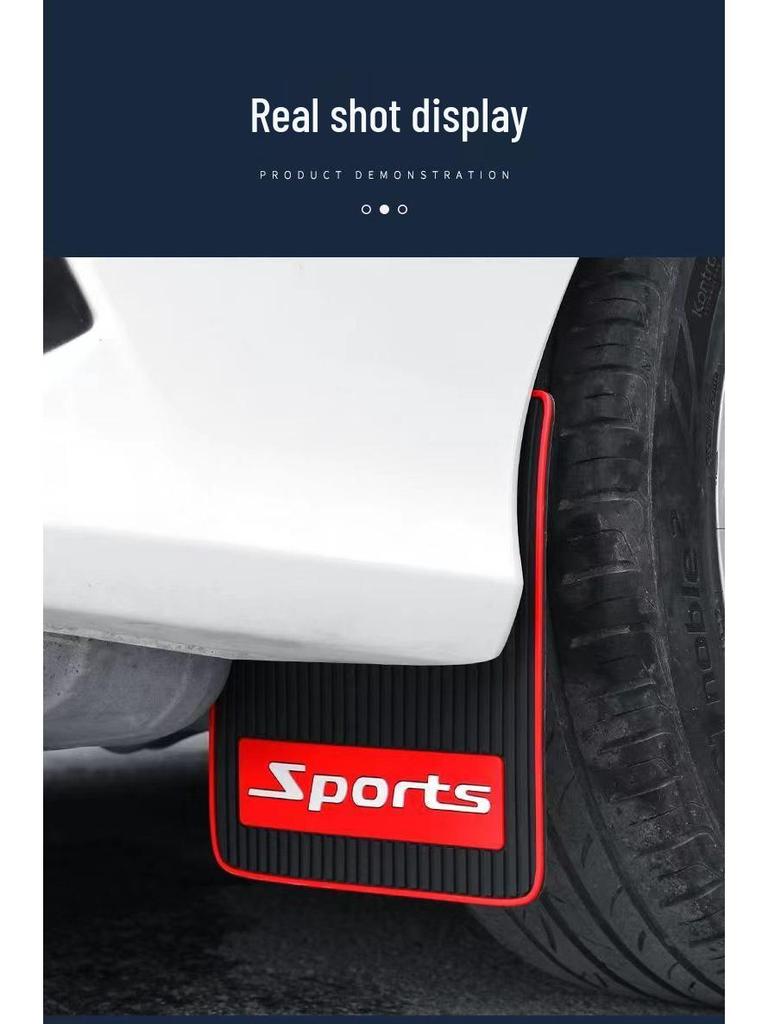 Universal Car Mudguards - Plastic Anti-Splash Tire Protectors
