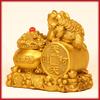 Pure Copper Daily Wealth Golden Toad Ingot Copper Coin Treasure Bowl Golden Toad Home Entrance Living Room Office Desktop Orname