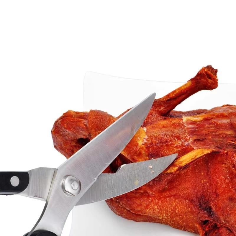 Kitchen Scissors, Household Multifunctional Scissors, Strong Chicken Bone Scissors Stainless Steel Scissors Food Special