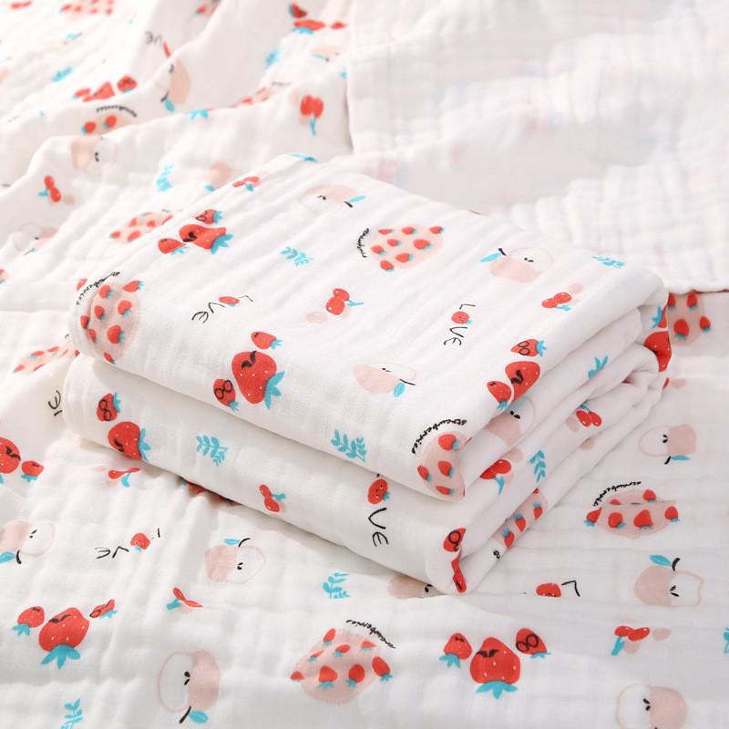 Newborn Cotton Swaddle: Six-Layer Baby Gauze Bath Towel & Quilt