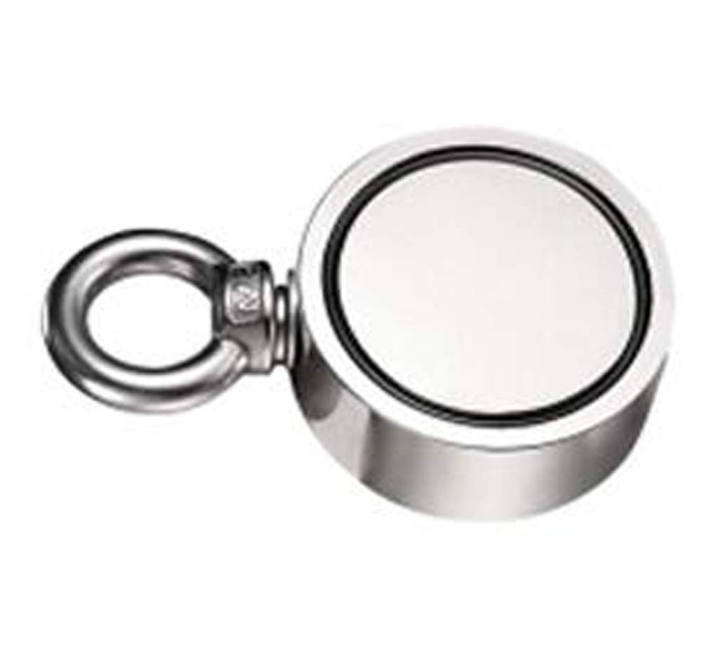 SONTAKUKOU Magnetic Super Strong Magnetic Hook with Rope for Treasure Hunting, Warehouse, Fishing, Drawing, River, Lake (KNJ20)