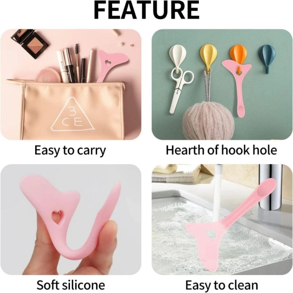 1 buc. șabloane pentru cremă de ochi din silicon Vârfuri de aripi ruj Ajutor pentru purtare Cremă de față Aplicator de mască Instrument de machiaj reutilizabil