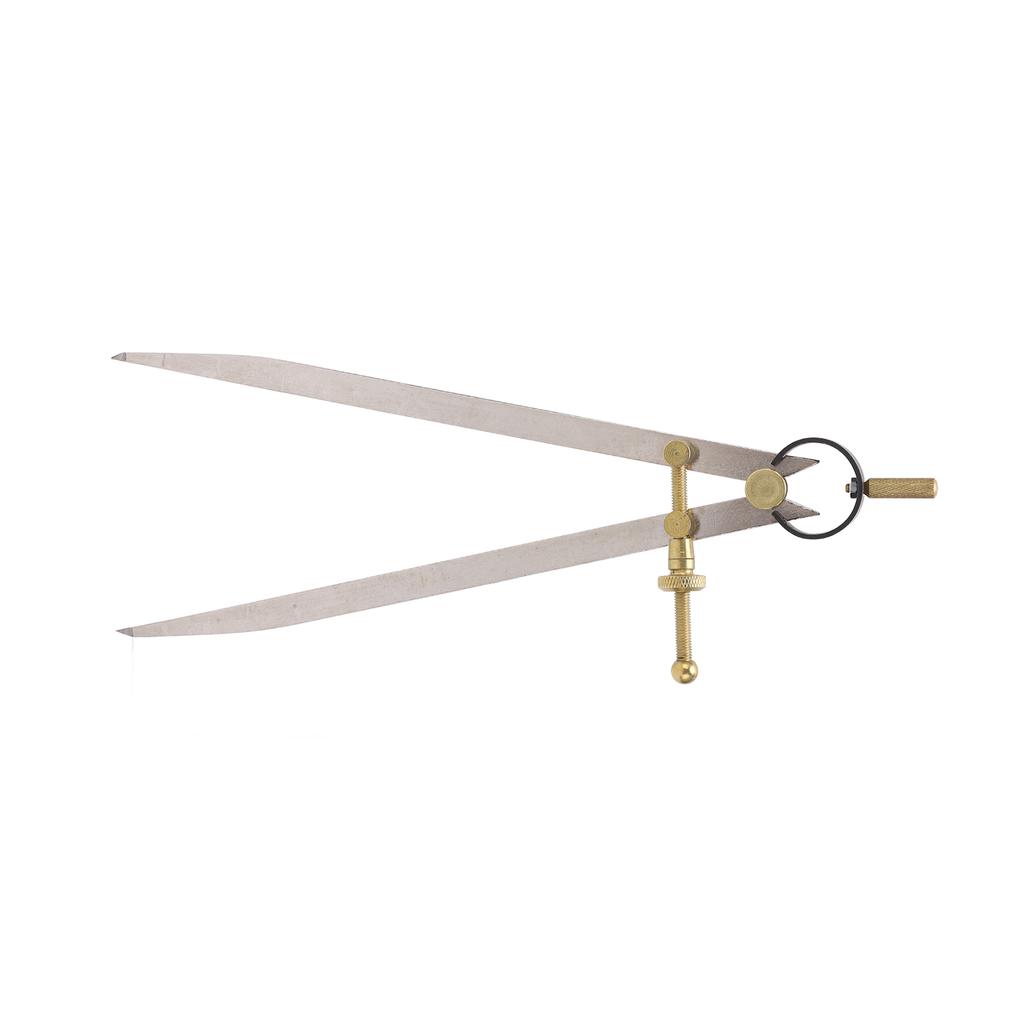 Wing Divider High Accuracy Rust Resistant Gold Adjustable Lockable Leather Divider Gauge for DIY