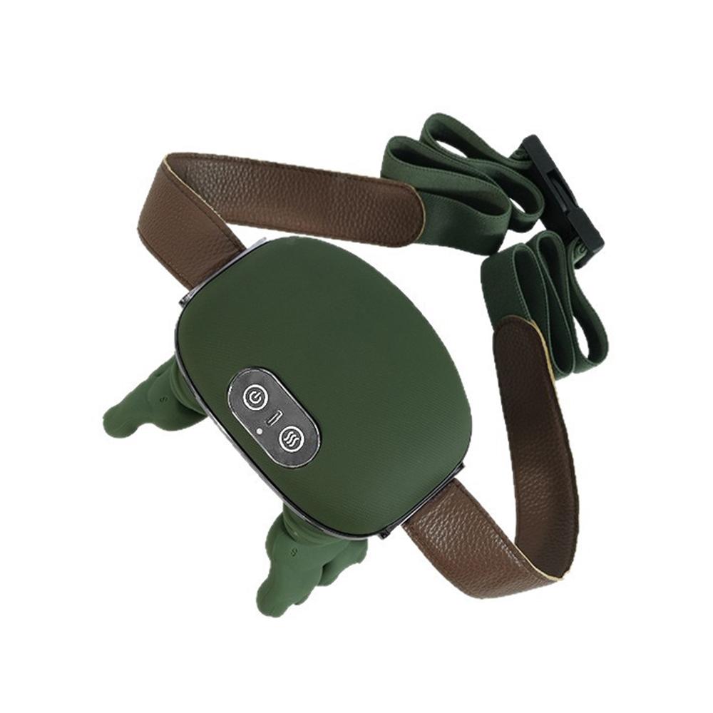 

Neck Massager Electric Muscle Massager Heating Cervical Neck Massage Portable Neck Shoulder Massage Machine for Neck Pain Relief зелёный