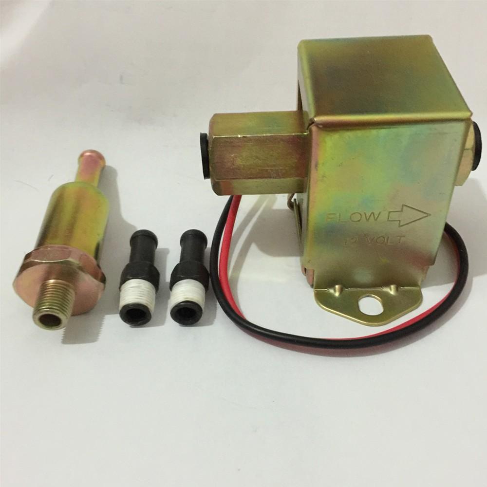 Diesel Benzin 12V Facet Roter Oberteil Quadratisch Elektrische Kraftstoffpumpe 40104 40106 40107 P502 Niederdruck Extern für Ford Vergaser