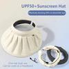 2-in-1 Women Wide Brim Sun Hat, Anti UV Shell Hat & Headband, Sunscreen Cap for Outdoor Beach Summer Use