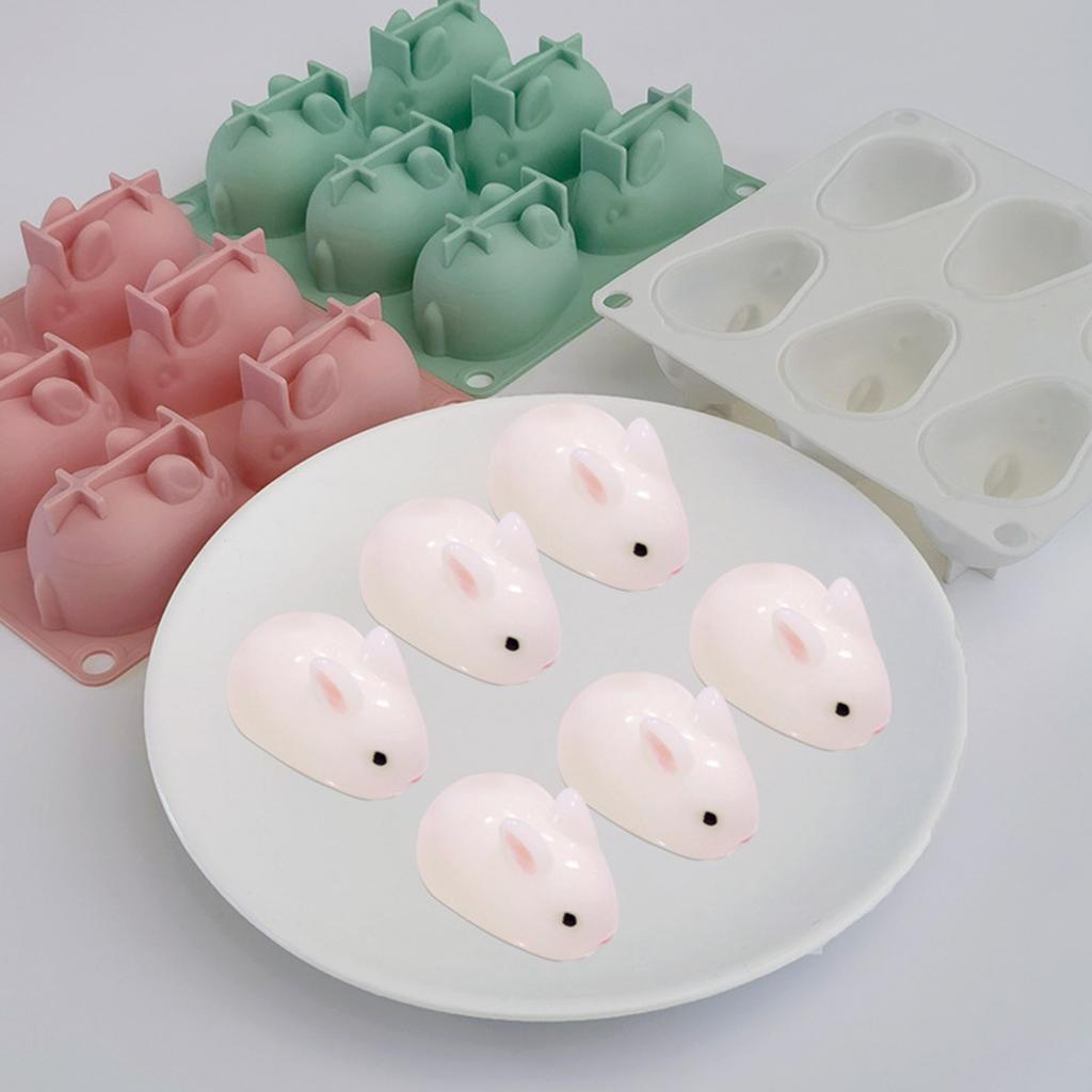 Silicone Rabbit Mousse Cake Mold for Baking Durable Non-Stick Easy Clean