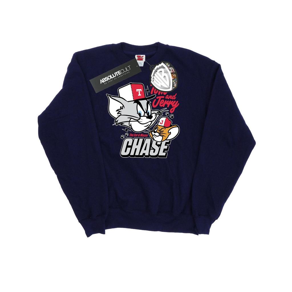 Tom And Jerry Womens/Ladies Cat & Mouse Chase Sweatshirt