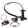 Mobile Phone Halter Neck Holder 360 Degrees Rotatable Stand Hands-Free Phone Holder Universal Portable Tripod for Phone