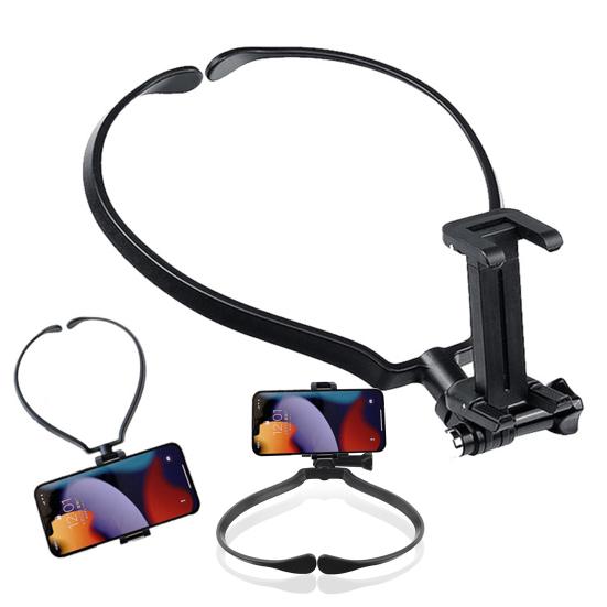 Mobile Phone Halter 360 Degrees Rotatable Neck Holder Stand Hands-Free Phone Holder Universal