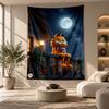 Decorative Tapestry,Garfield Cartoon Printed Wall Art, Lightweight Wall Hanging For Bedroom Background