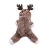 Dog Clothes Winter Sweatshirt Elk Design for Pets 3Pcs Pack