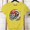 Vintage Opossum Wave Classic Tshirt Women Funny Possum Gift Retro Flower Wave Opossum Tshirt Female Cute Opossum Lover Tees