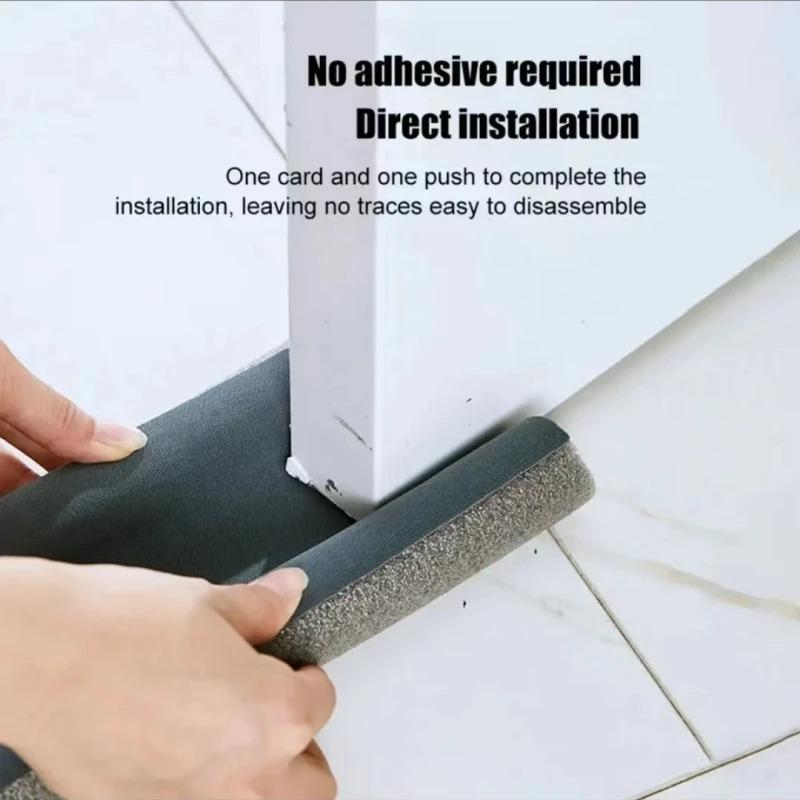 2/1PCS Door Bottom Sealing Strip Windproof Waterproof Strip Door Under Wind Shield Insulated House Acoustic Foam Sealing Strips