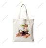 Love and Deepspace Cartoon Character Dessert Canvas Bag Sylus Rafayel Zayne Xavier 35x40CM Fans Daily Single Shoulder Bag Gift