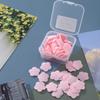 LOT DE 3 Fleurs de Savon Parfumées Jetables Portables Pastilles de Savon Mini Boîte Étudiant Pastilles de Lavage des Mains pour Enfants Papier Savon Voyage