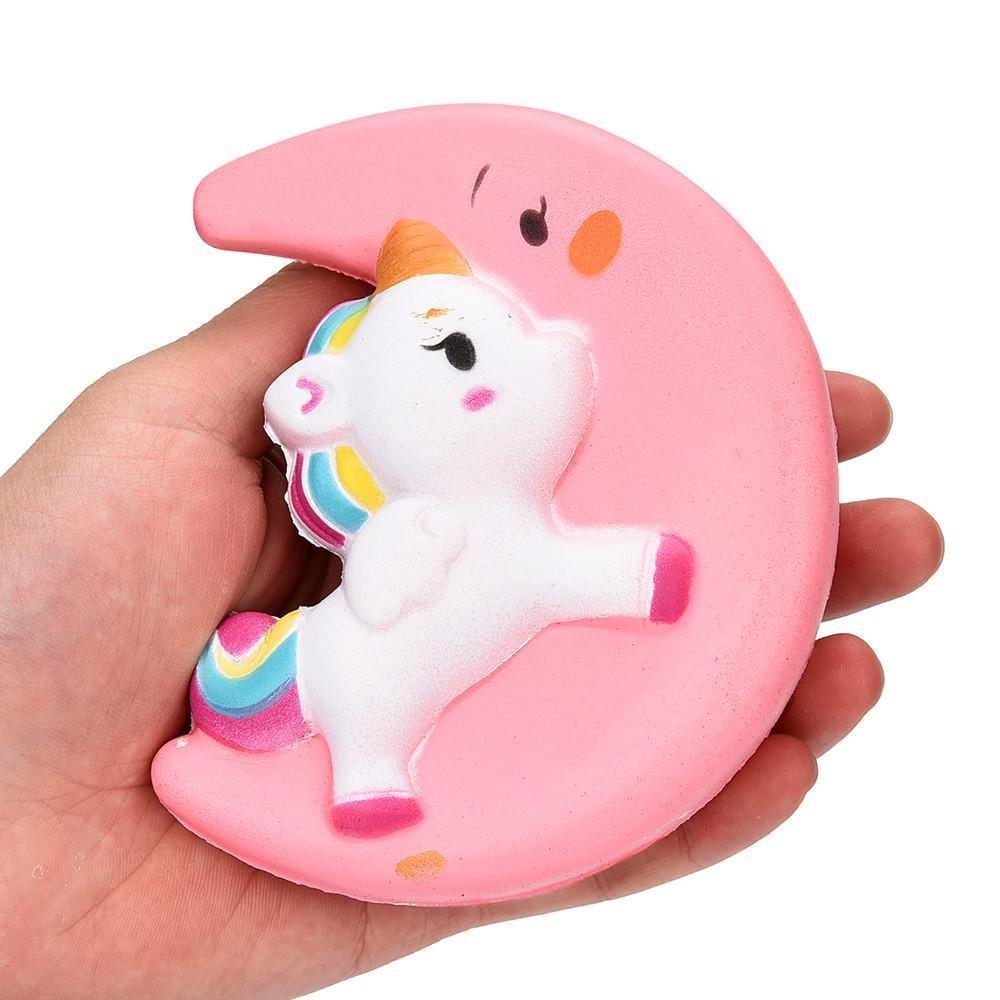 Squeezable Stress Relievers Unicorn Moon Squishy Toy
