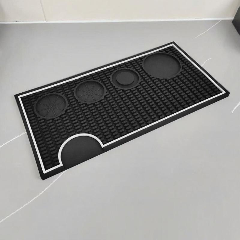 Verdickte Espresso-Werkzeugmatte Wasserdichte Oberflächen Espresso-Tampermatte Perfekt für die Kaffeezubereitung 40x20x1cm