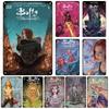 Buffy the Vampire Slayer Plakát Klasický TV kovový plakát Vintage kovová cedule Pánská jeskyně Garáž Kovová deska Průmyslová dekorace