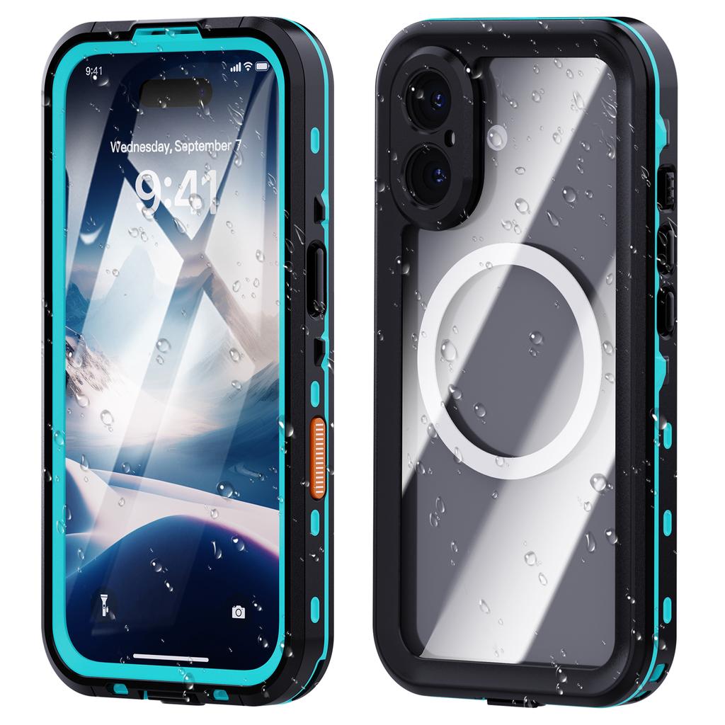 REDPEPPER Dot+ Series For iPhone 16 Plus Phone Case Compatible with MagSafe IP68 Waterproof Clear Phone Cover