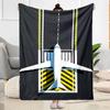 Airport Runway Design Flannel Blanket - Soft and Suitable for Sofas, Beds, Offices, Travel, All Seasons, and The Best Gift for The Holidays.