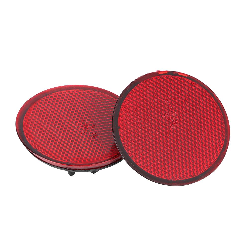 2pcs Red Lens Left & Right Rear Bumper Reflectors 26561JE20A Fit for NISSAN Qashqai 07 15
