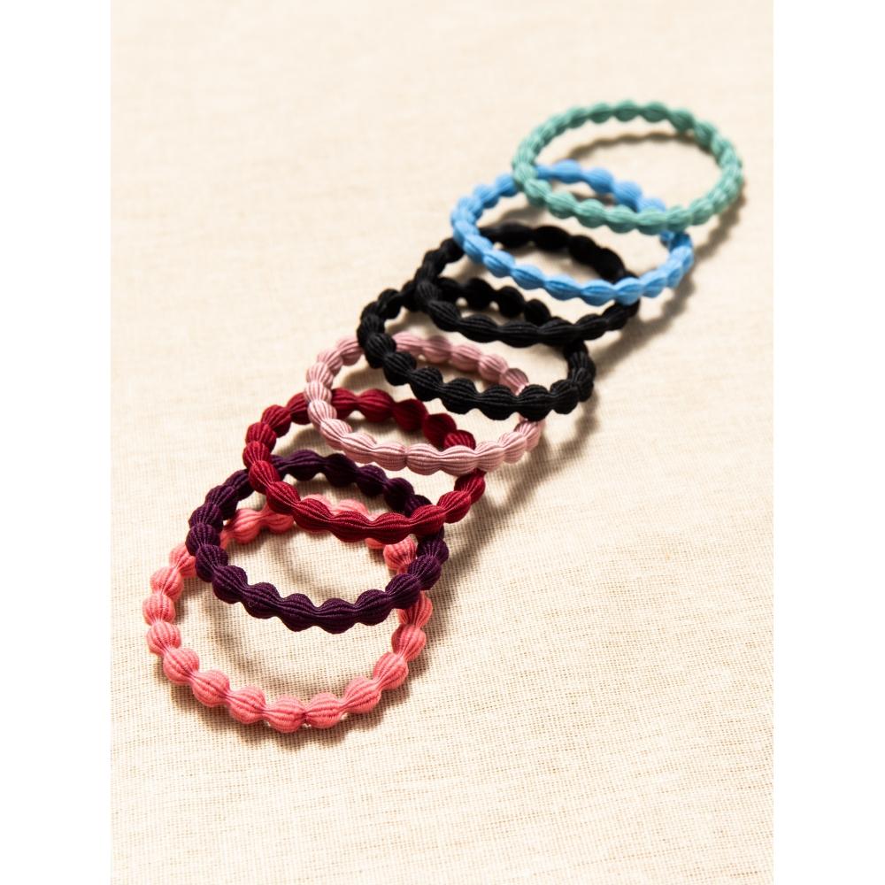 

DAiso No Tip WAVE A эластичная резинка для волос, упаковка из 4 шт. red (pink 1 red 1 black 2)