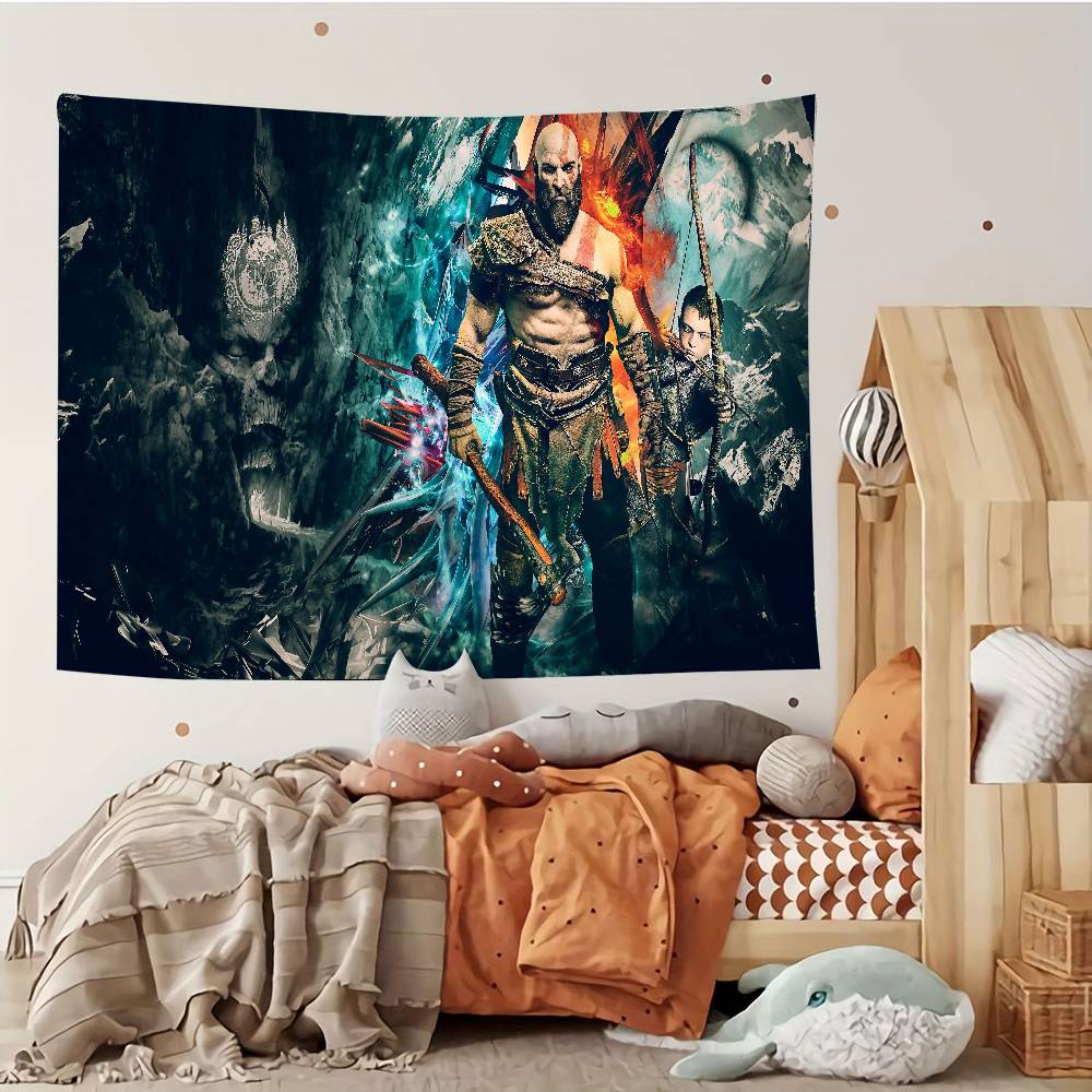 Game God Of War Tapestry Customizable Tapestries Of Various Styleswall Hangings Celebrity Photo Printingwall Hangings