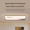 Walnut Chinese Song Style Ceiling Light for Living Room & Bedroom