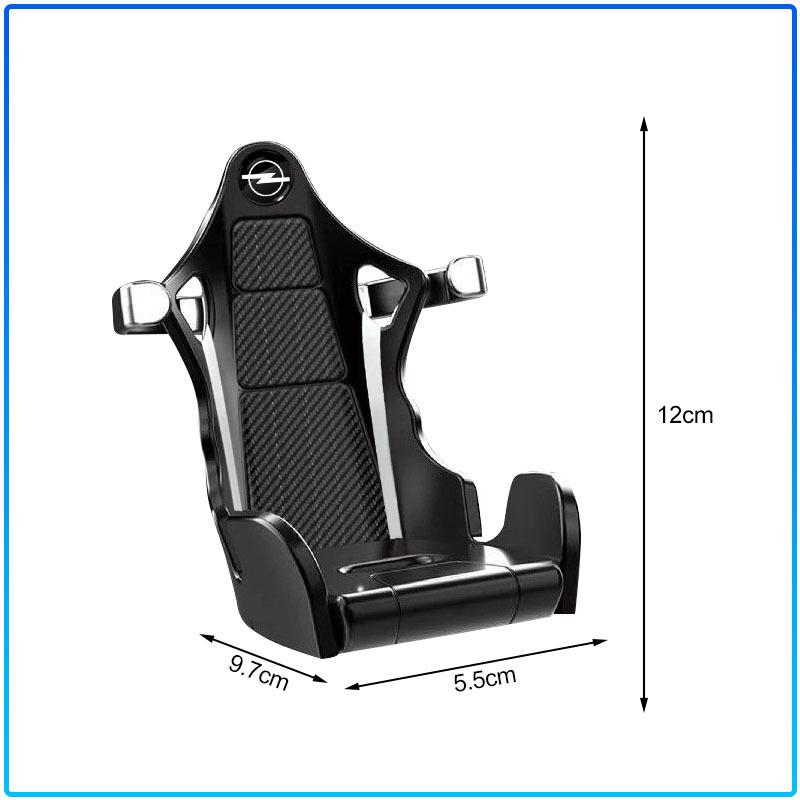 Racing Seat Style Car Phone Holder Emblem Air Vent Gravity Mount Auto Cell Phone Stand For Opel Astra C G H Insignia J K Zafira B Corsa Vectra C Corsa