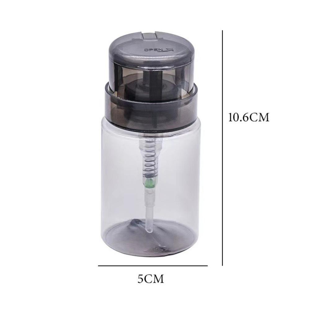Empty Refillable Bottles Push-type Makeup Remover Bottle Pump Dispenser Bottle  For Nail Polish