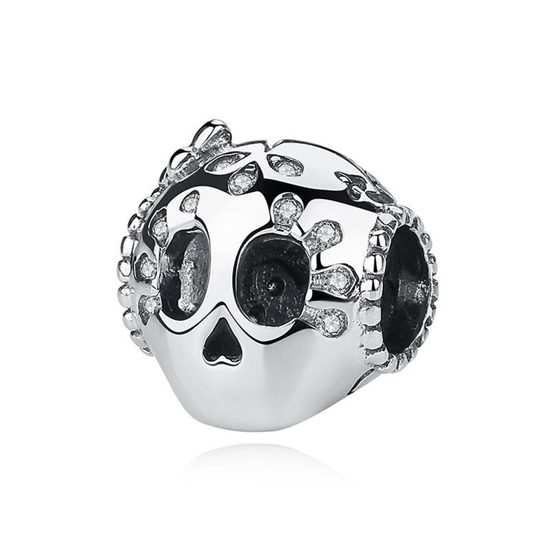 Original 925 Silver Charms Beads Wizard Hat Dragon Charm Halloween Fit Bracelets Necklaces Women DIY Jewelry