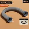 Kitchen Garbage Disposal Hose Drain Pipe 2 Way Connection Adapter Fit for Double Washing Basin Sink Usage
